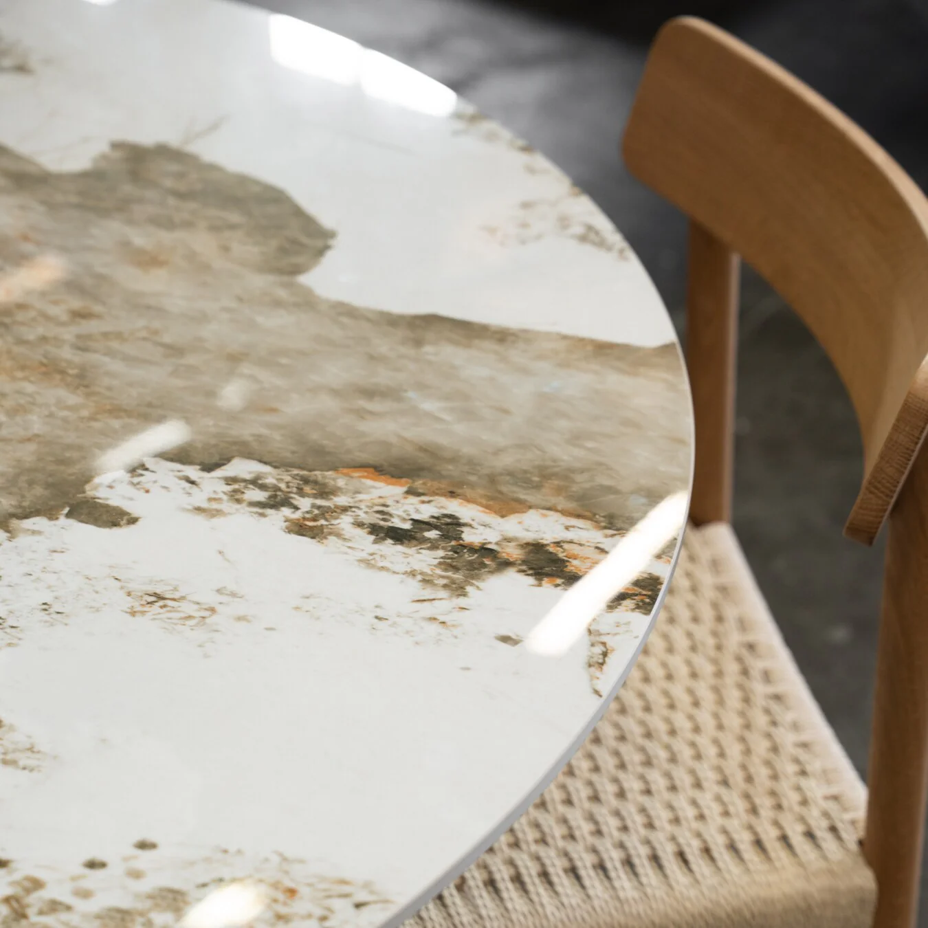 Argilla spisebord, keramik | Ø120 cm - Image 3