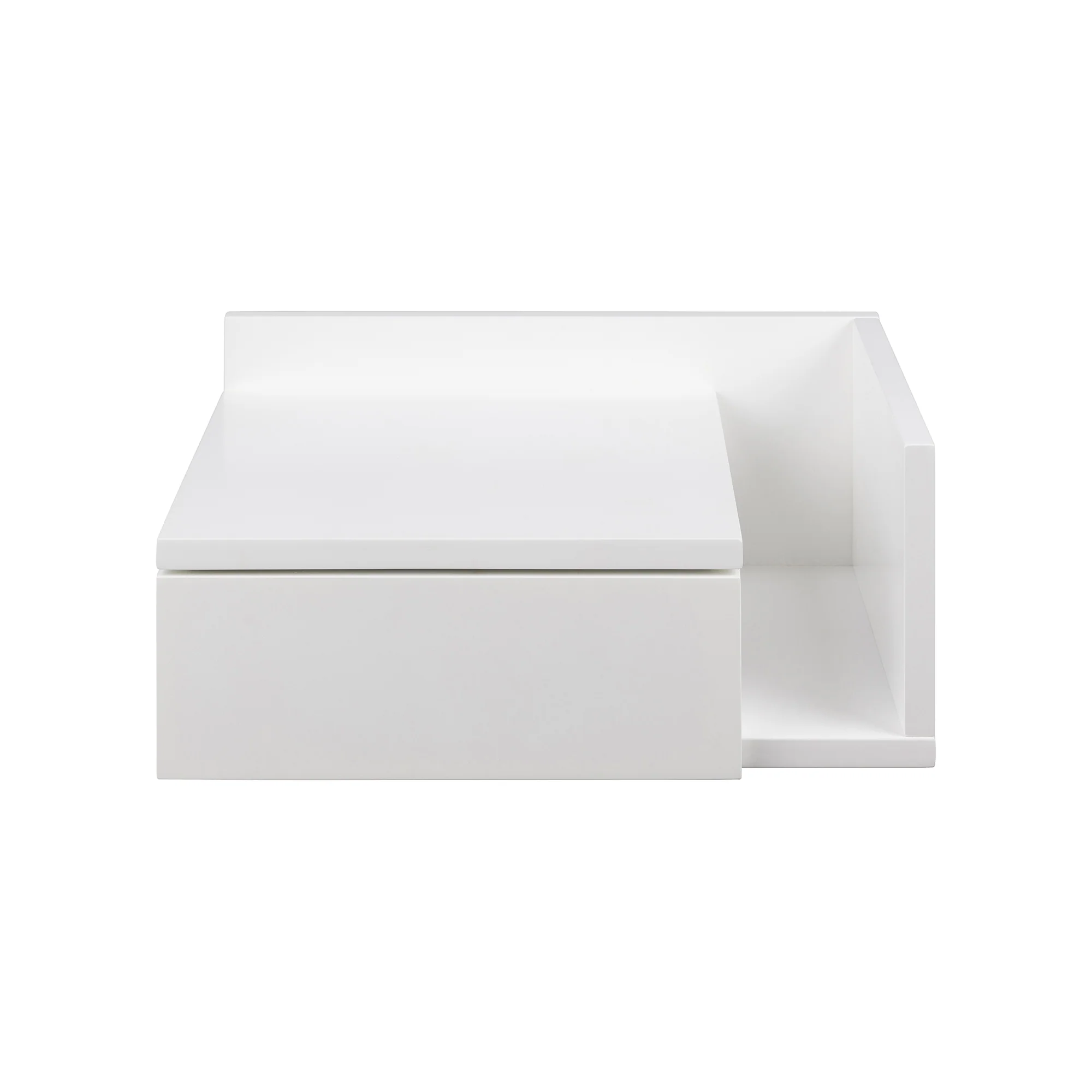 Ashlan sengebord, væghængt | Vendbar | Hvid - Image 6