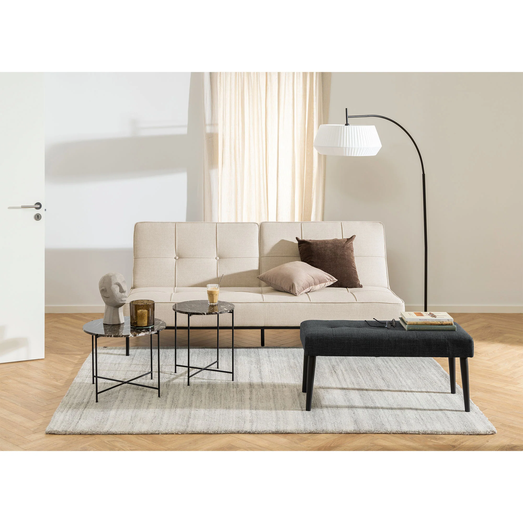 Avila hjørnebord, marmor | Ø42 - Image 7