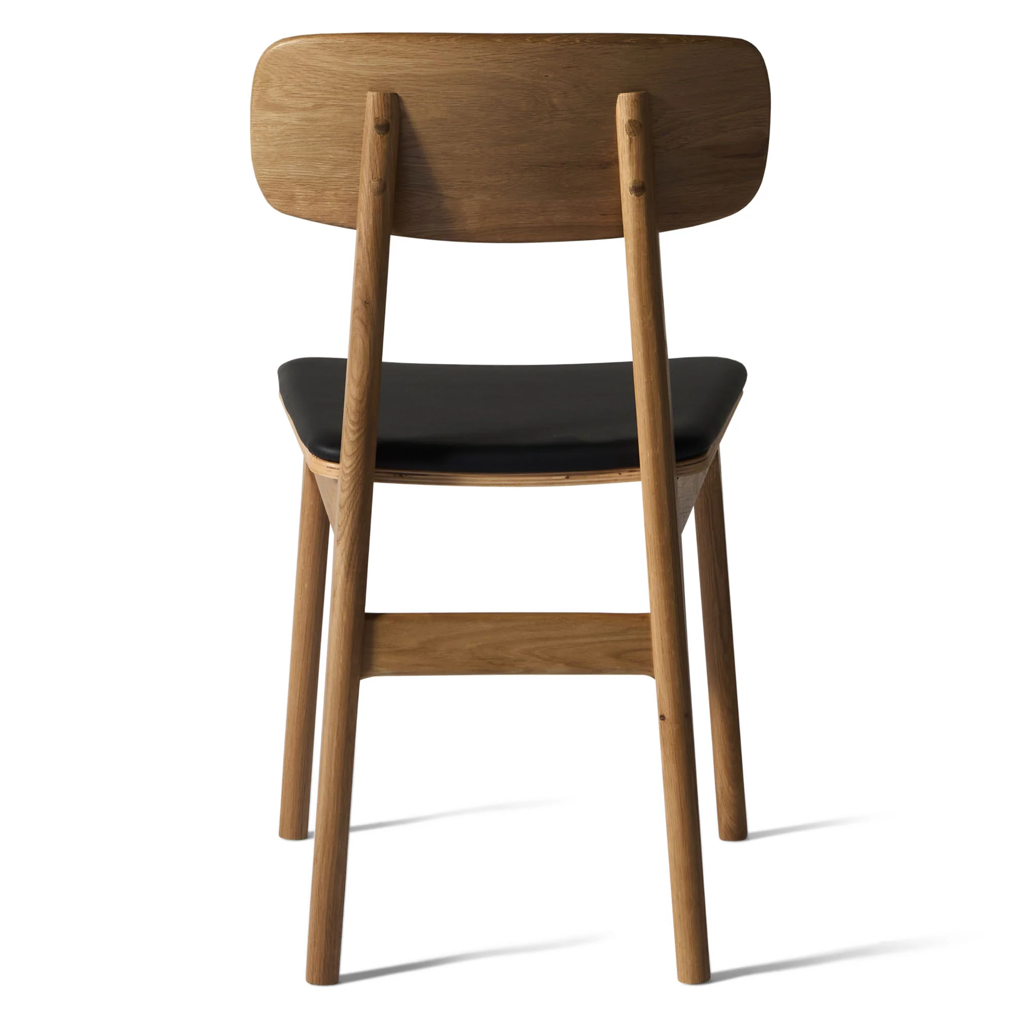 Balo spisebordsstol, egetræ | PU læder - Image 6