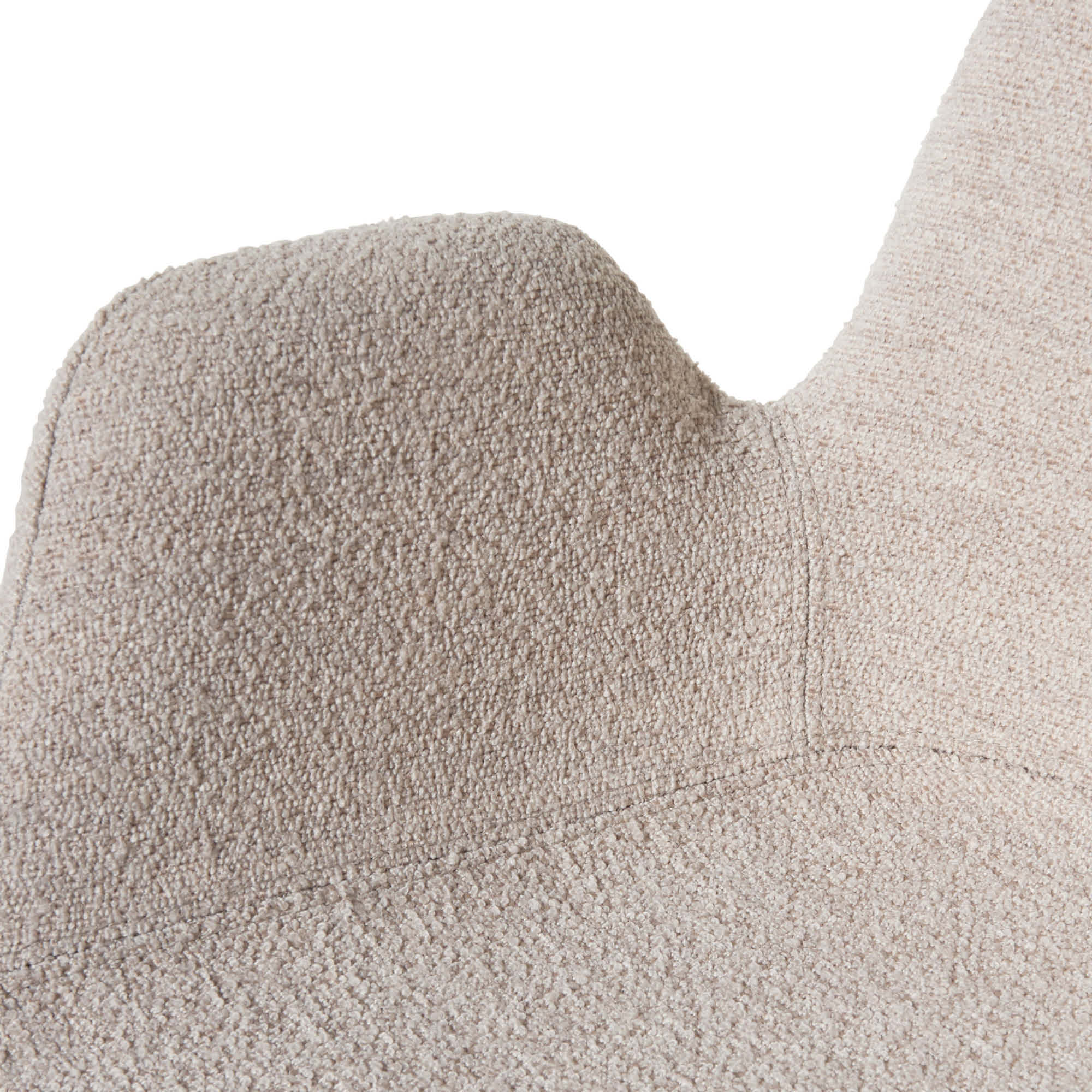 Chrome spisebordsstol, armlæn | Drejefunktion | Bouclé - Image 10