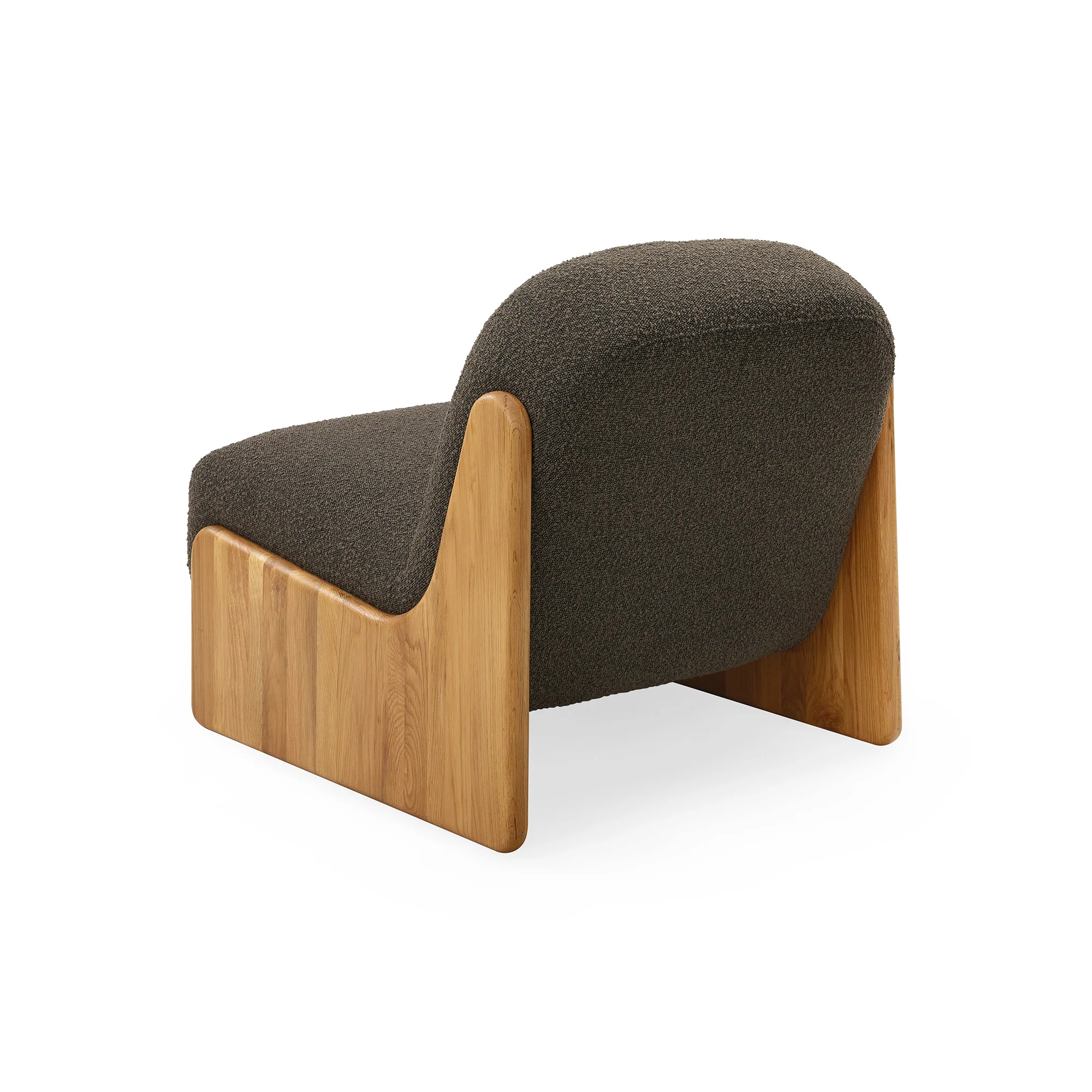 Ledge loungestol, Natur egetræ | Stof - Image 6
