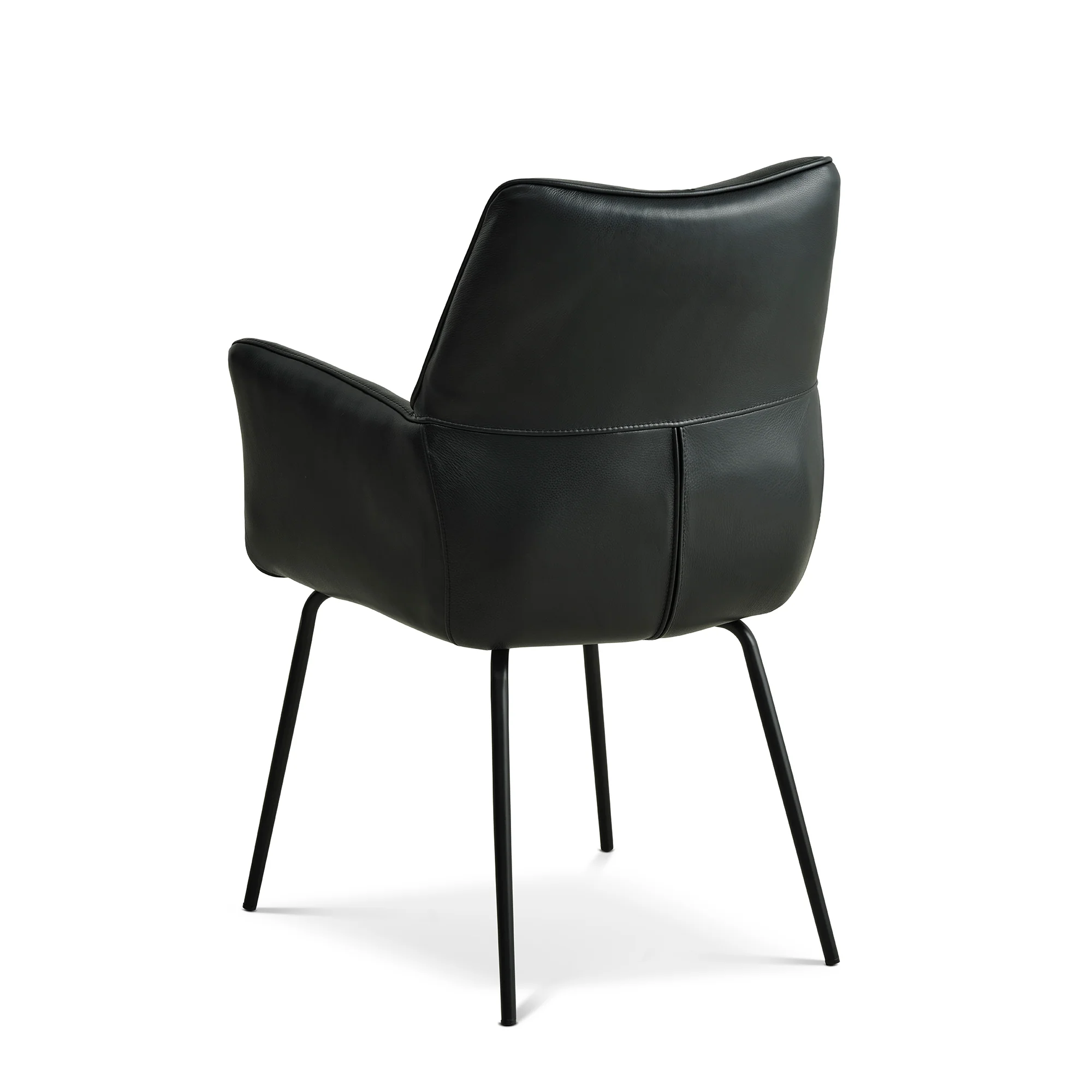 Lily spisebordsstol, Armlæn | Læder - Image 7