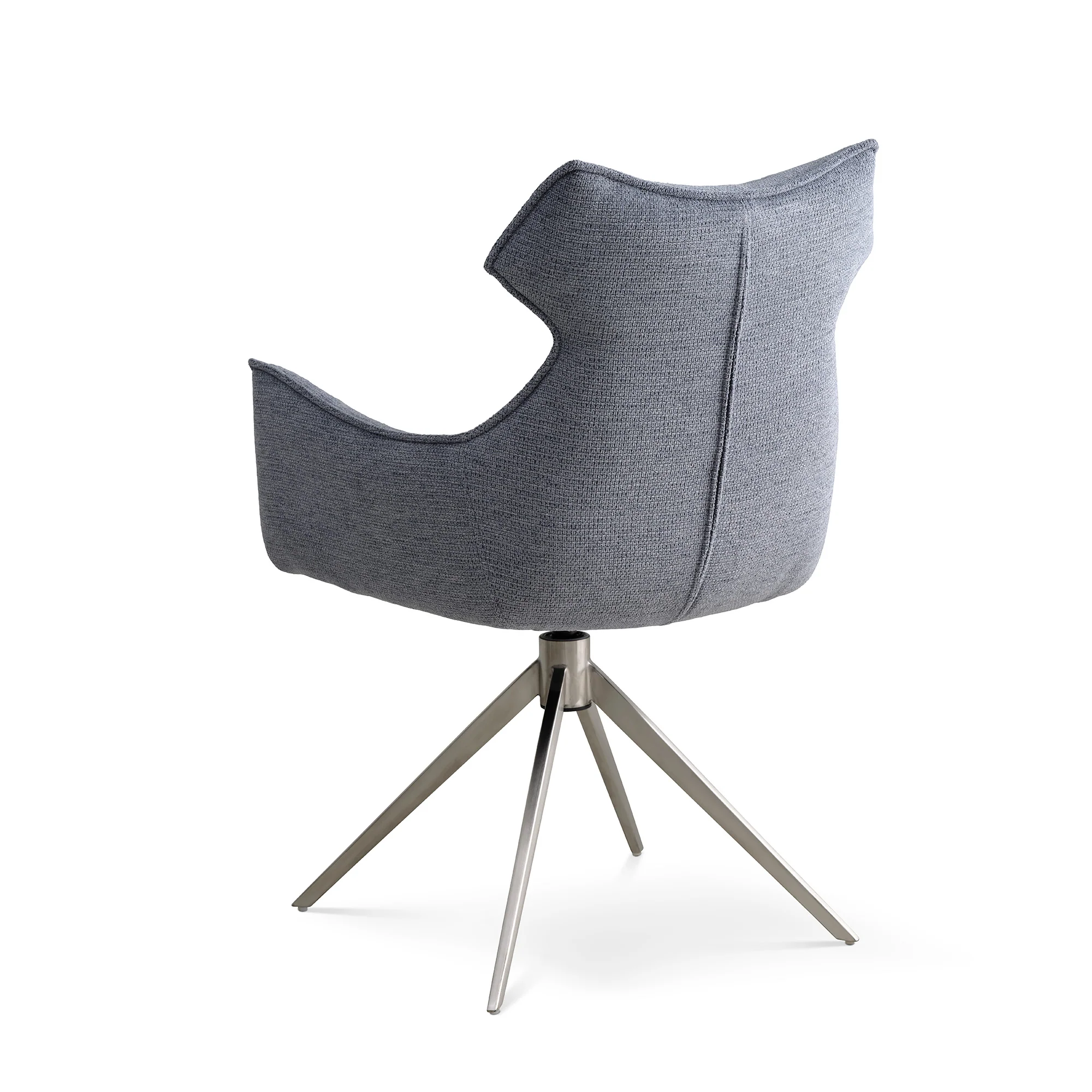 Liva spisebordsstol, Armlæn | Drejefunktion | Krom stel - Image 12