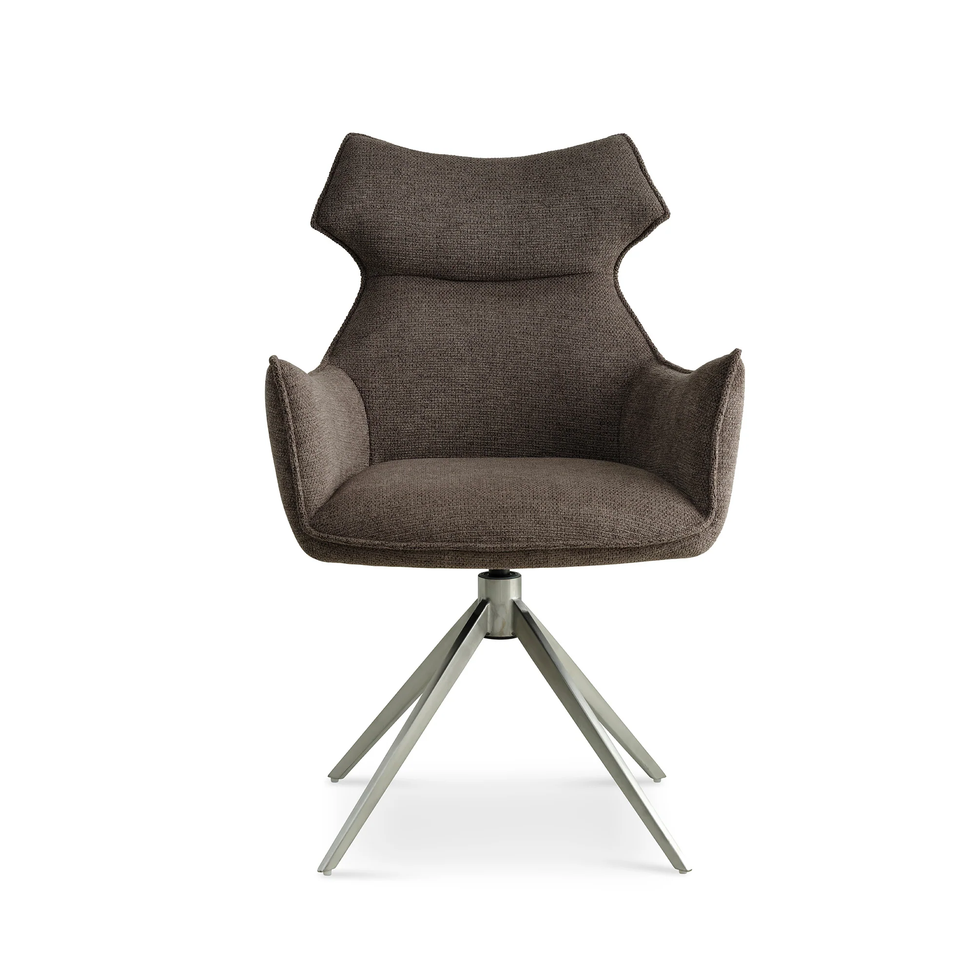 Liva spisebordsstol, Armlæn | Drejefunktion | Krom stel - Image 3