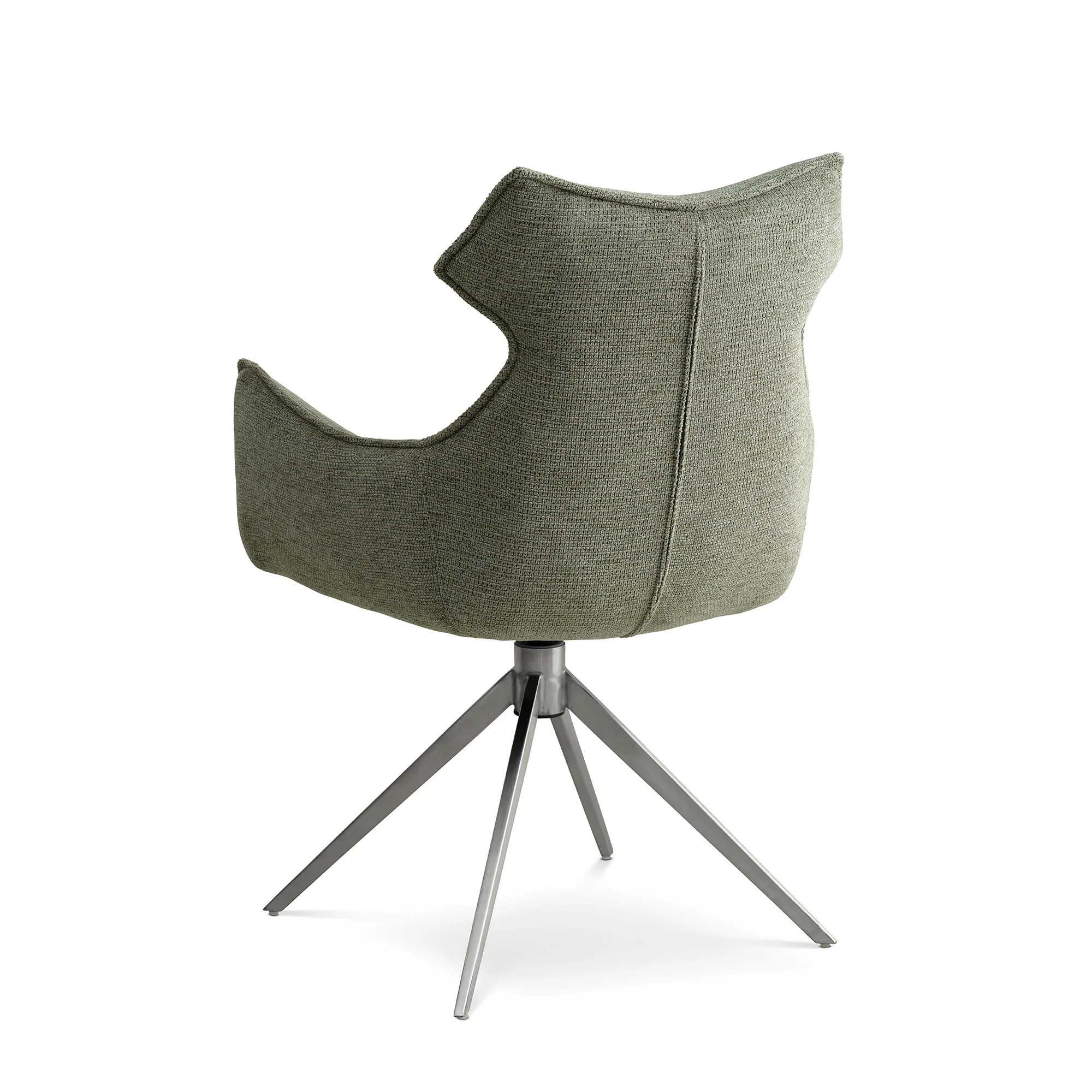 Liva spisebordsstol, Armlæn | Drejefunktion | Krom stel - Image 7
