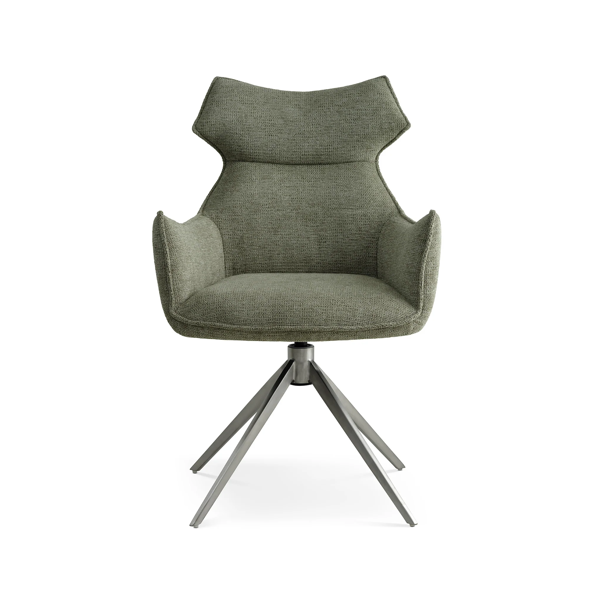 Liva spisebordsstol, Armlæn | Drejefunktion | Krom stel - Image 8