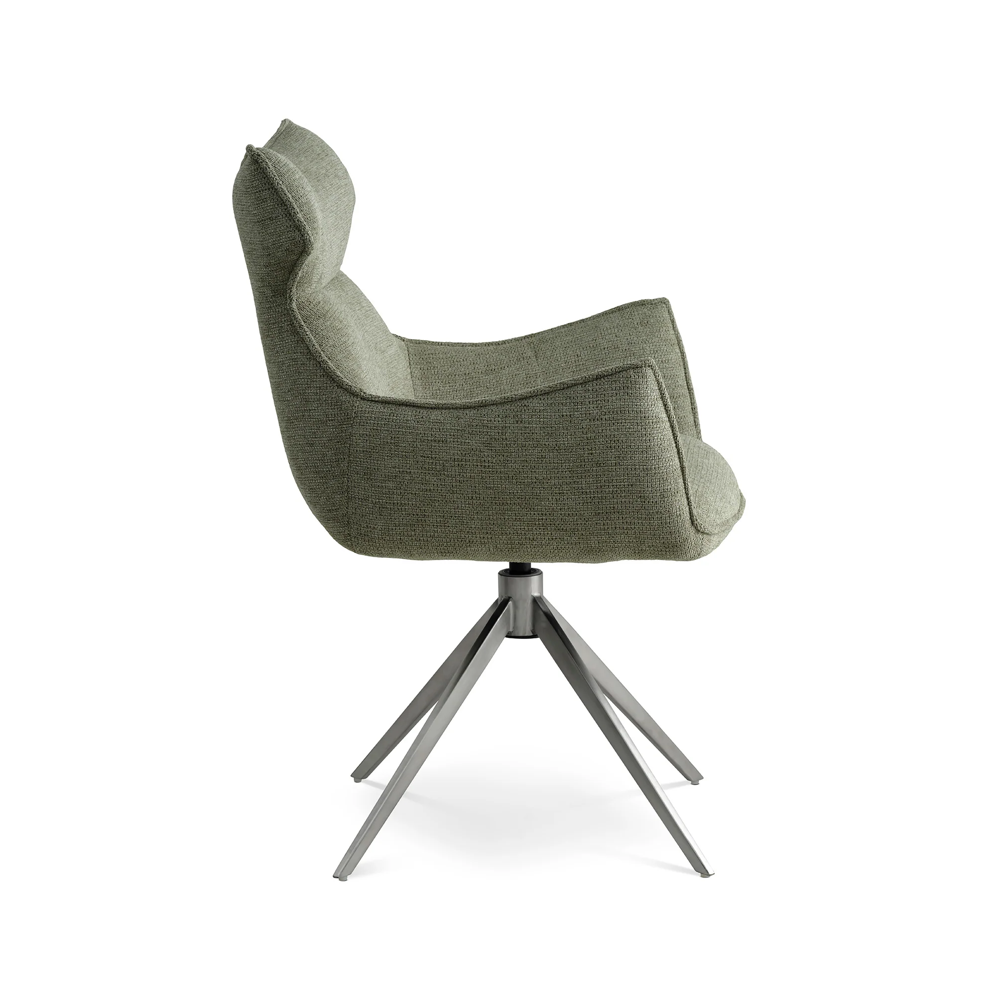 Liva spisebordsstol, Armlæn | Drejefunktion | Krom stel - Image 9