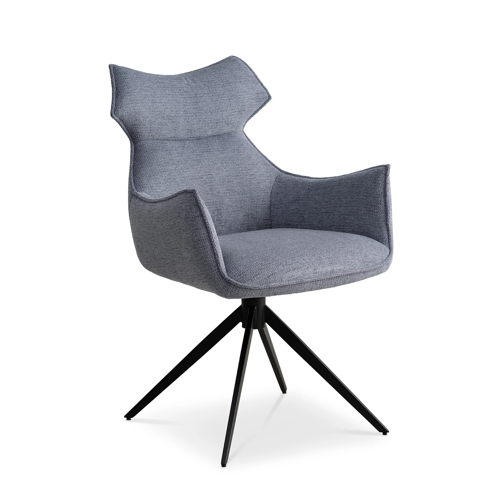 Liva spisebordsstol, Armlæn | Drejefunktion | Sort stel - Image 11