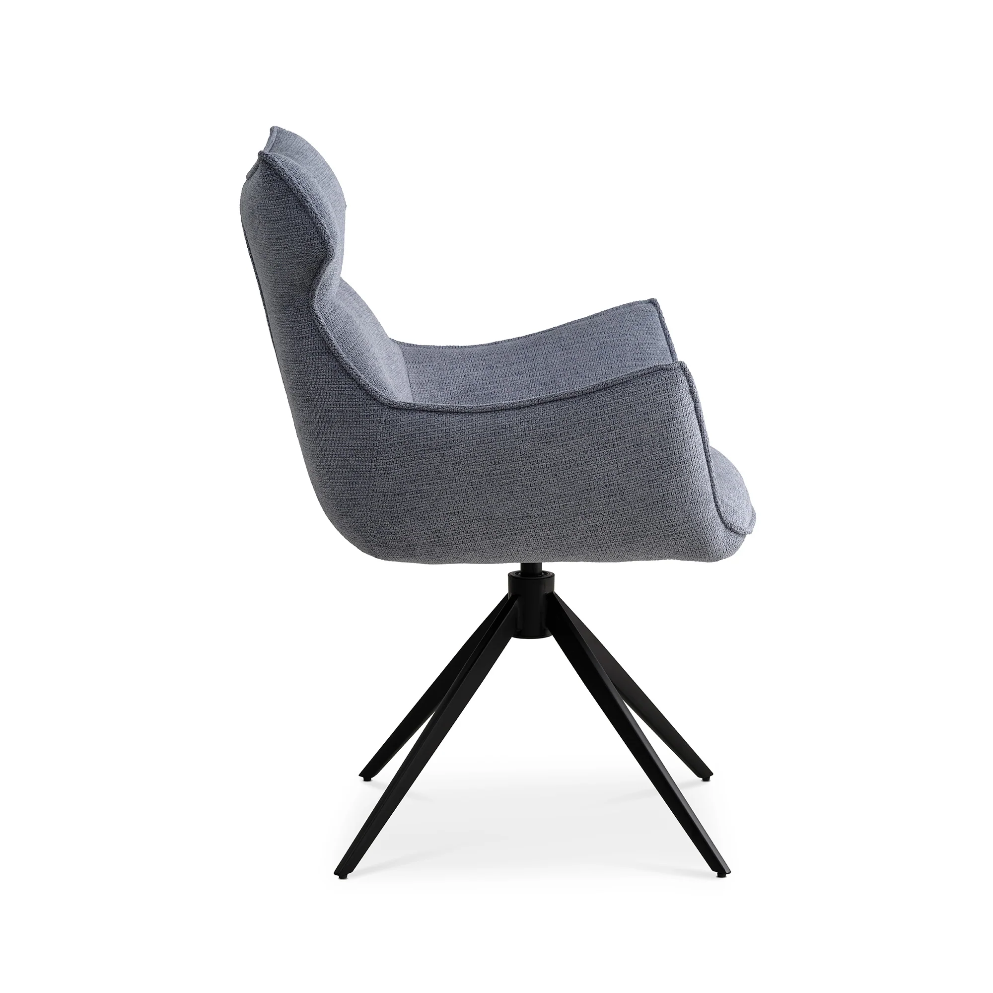 Liva spisebordsstol, Armlæn | Drejefunktion | Sort stel - Image 14