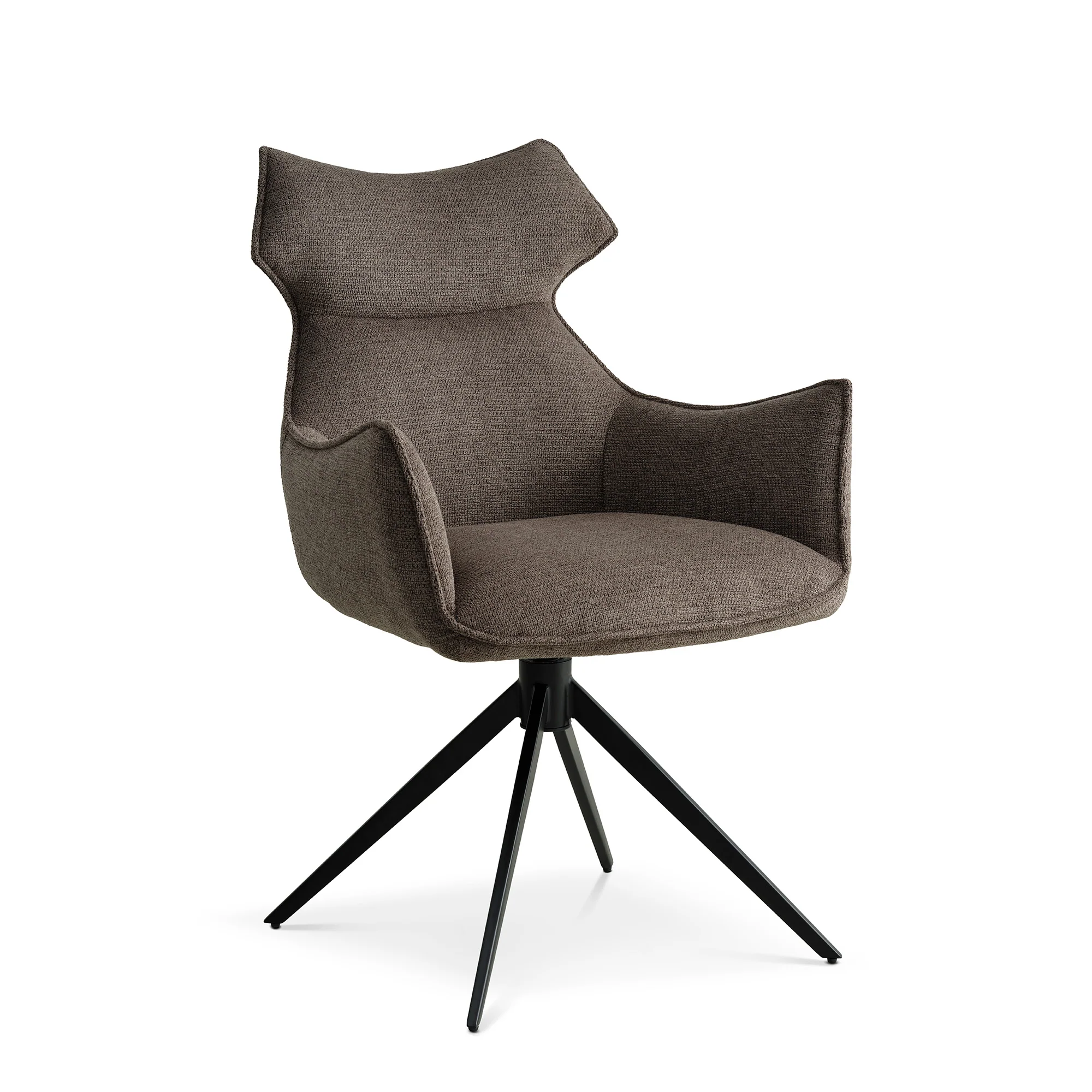 Liva spisebordsstol, Armlæn | Drejefunktion | Sort stel - Image 6