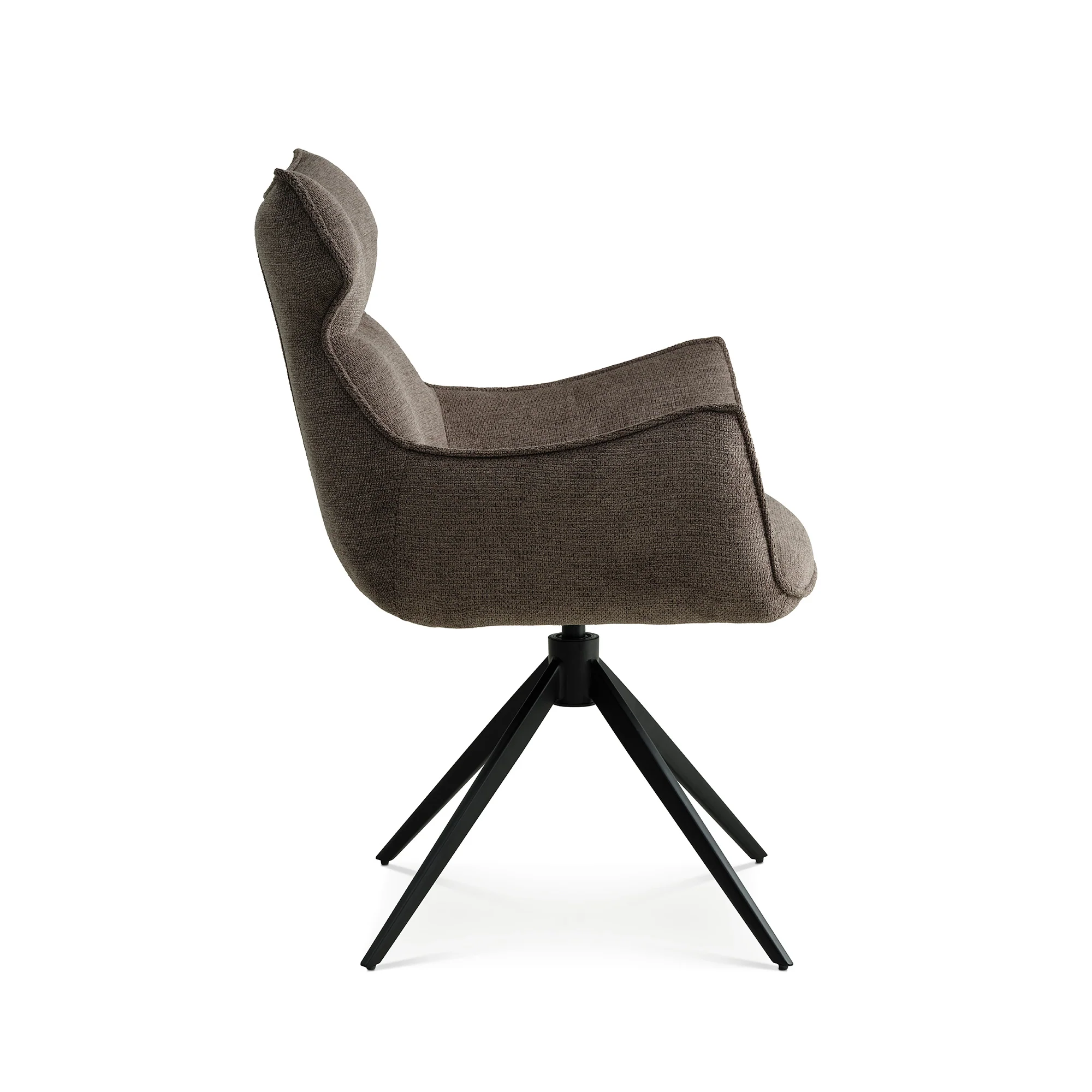 Liva spisebordsstol, Armlæn | Drejefunktion | Sort stel - Image 9