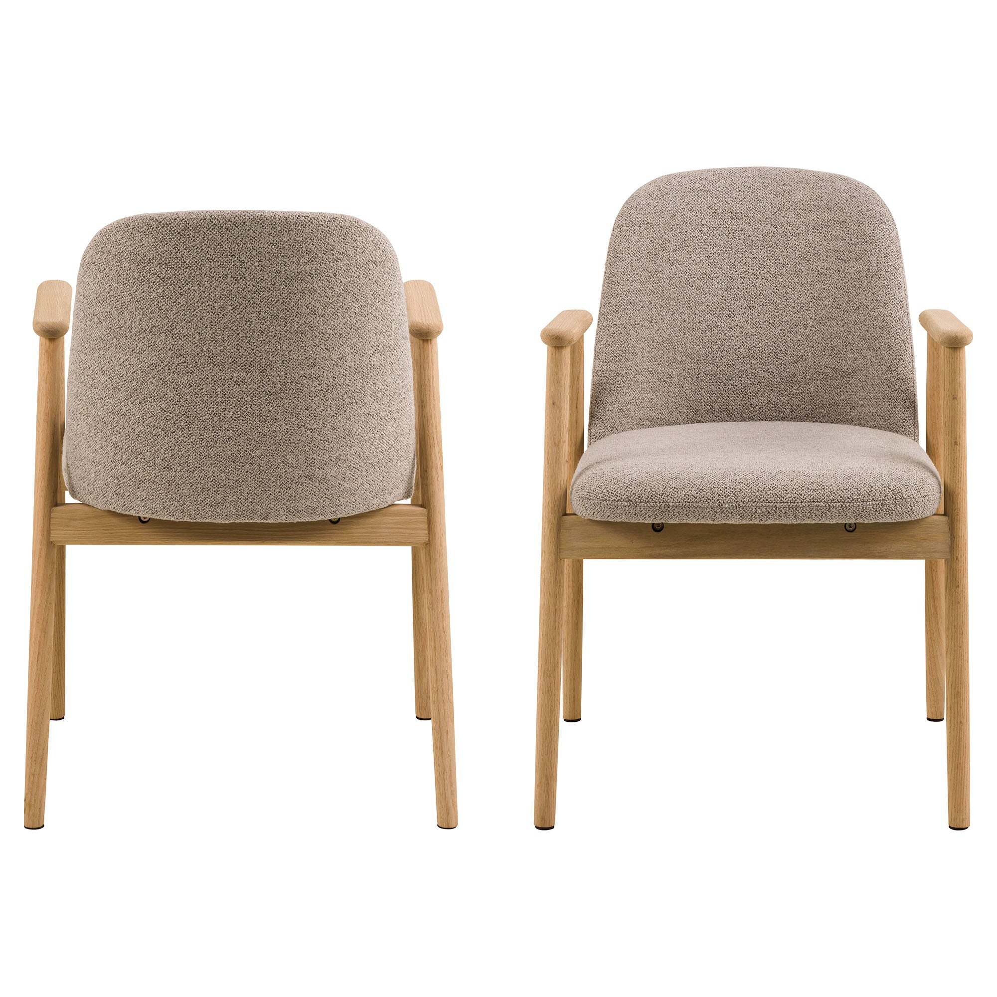 Lund spisebordsstol, Eg/Stof - Image 3