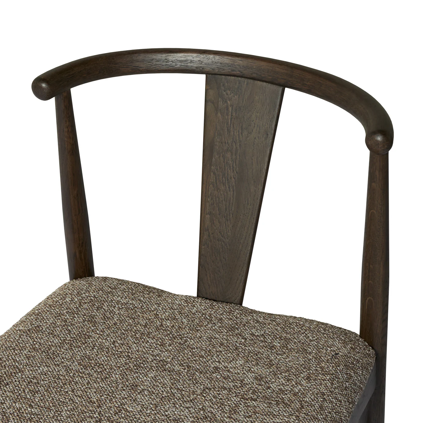 Mori spisebordsstol, røget egetræ | stof brun/beige - Image 5