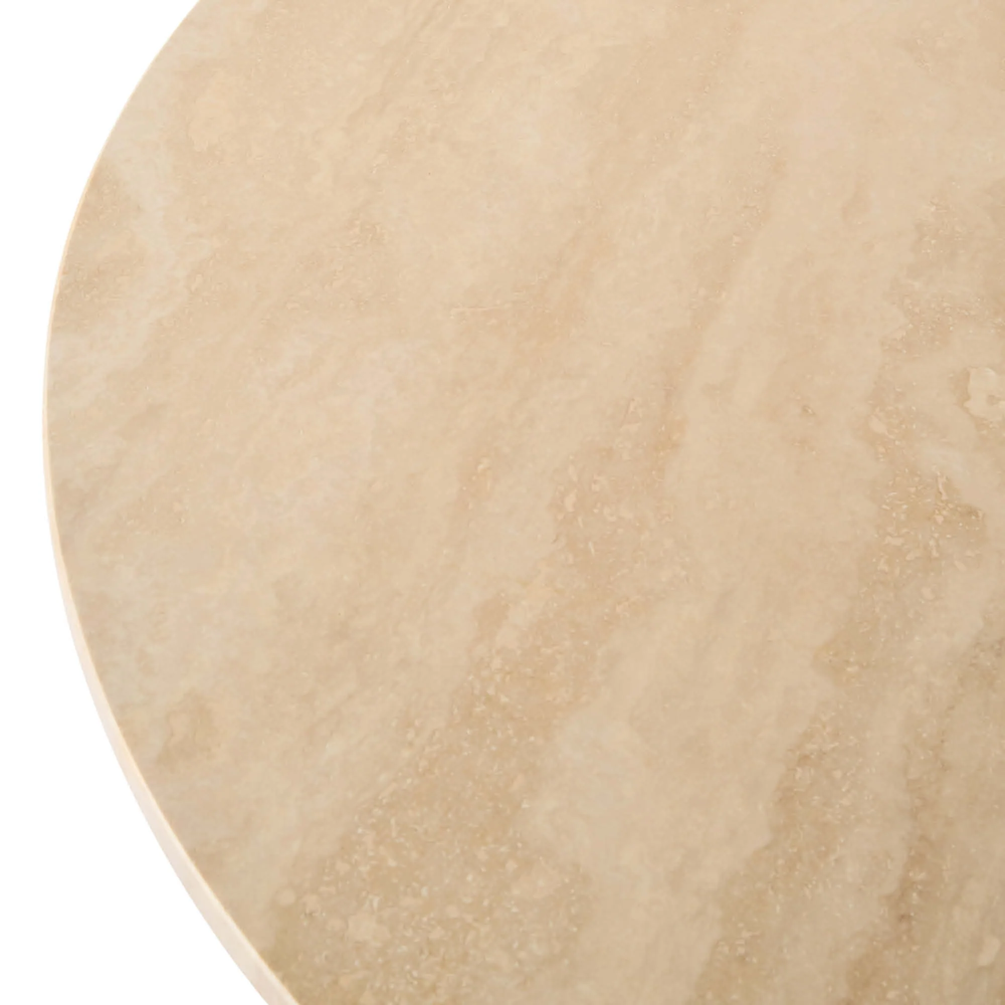 Naxos spisebord, travertin marmor | Ø130 - Image 7