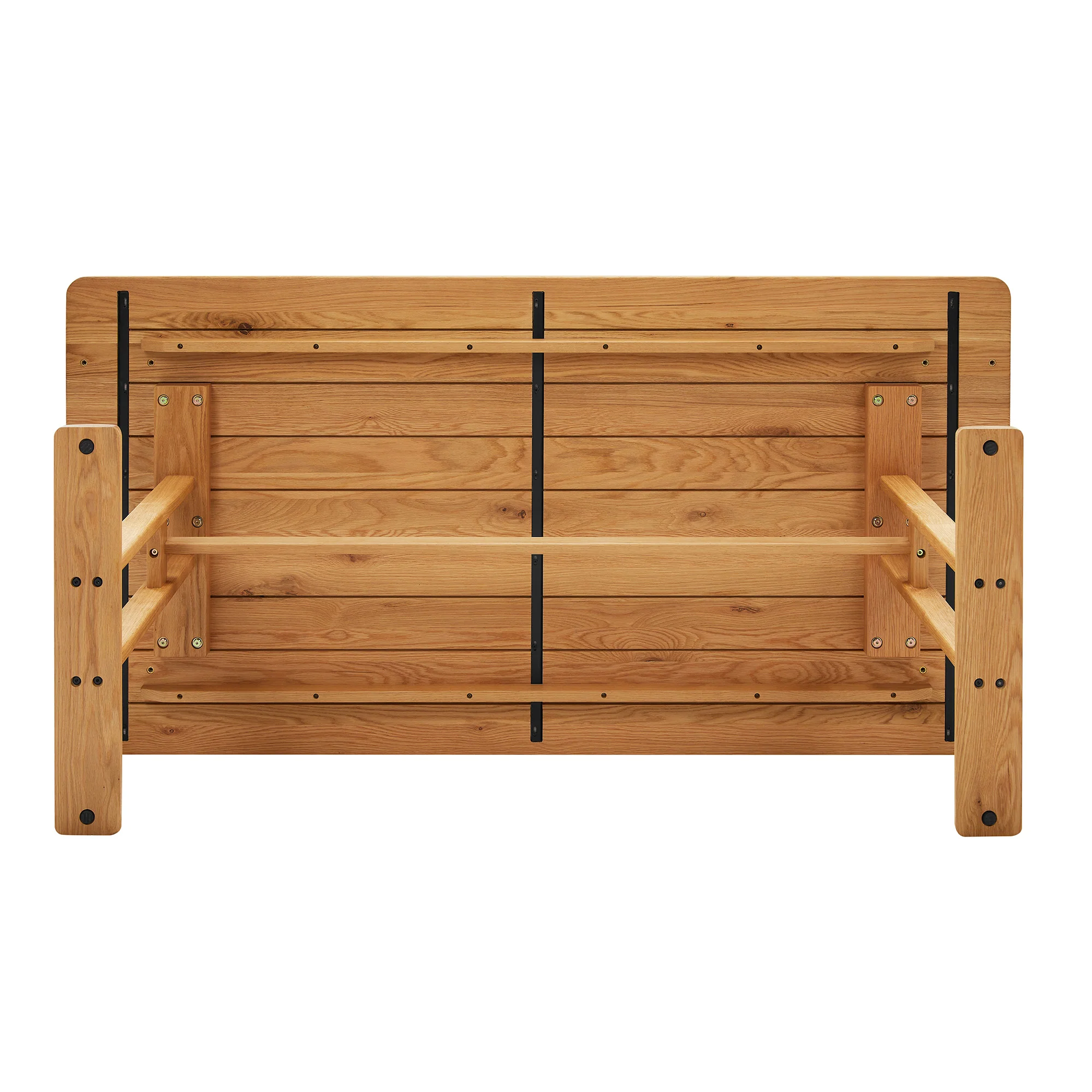 Oak spisebord, Massiv egetræ | 180x90 - Image 12