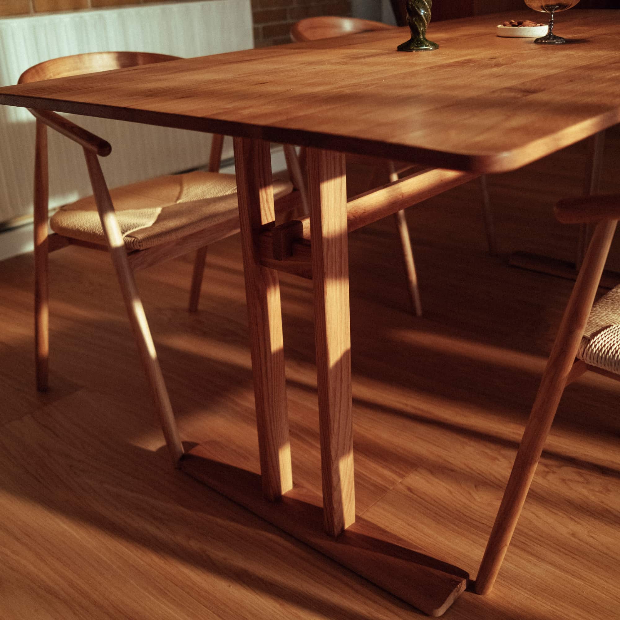 Oak spisebord, Massiv egetræ | 180x90 - Image 4