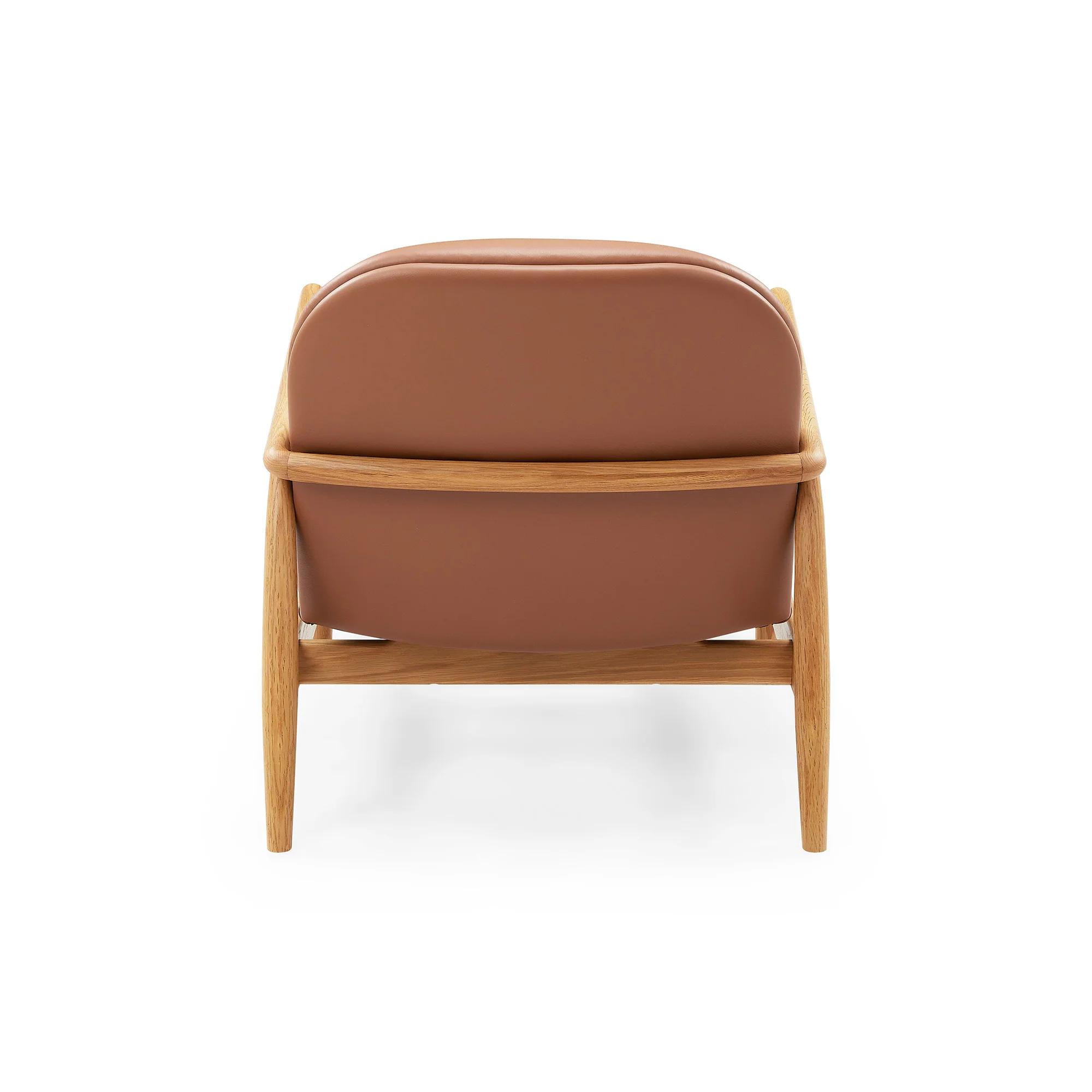 Olea lænestol, Natur egetræ | Cognac læder - Image 7