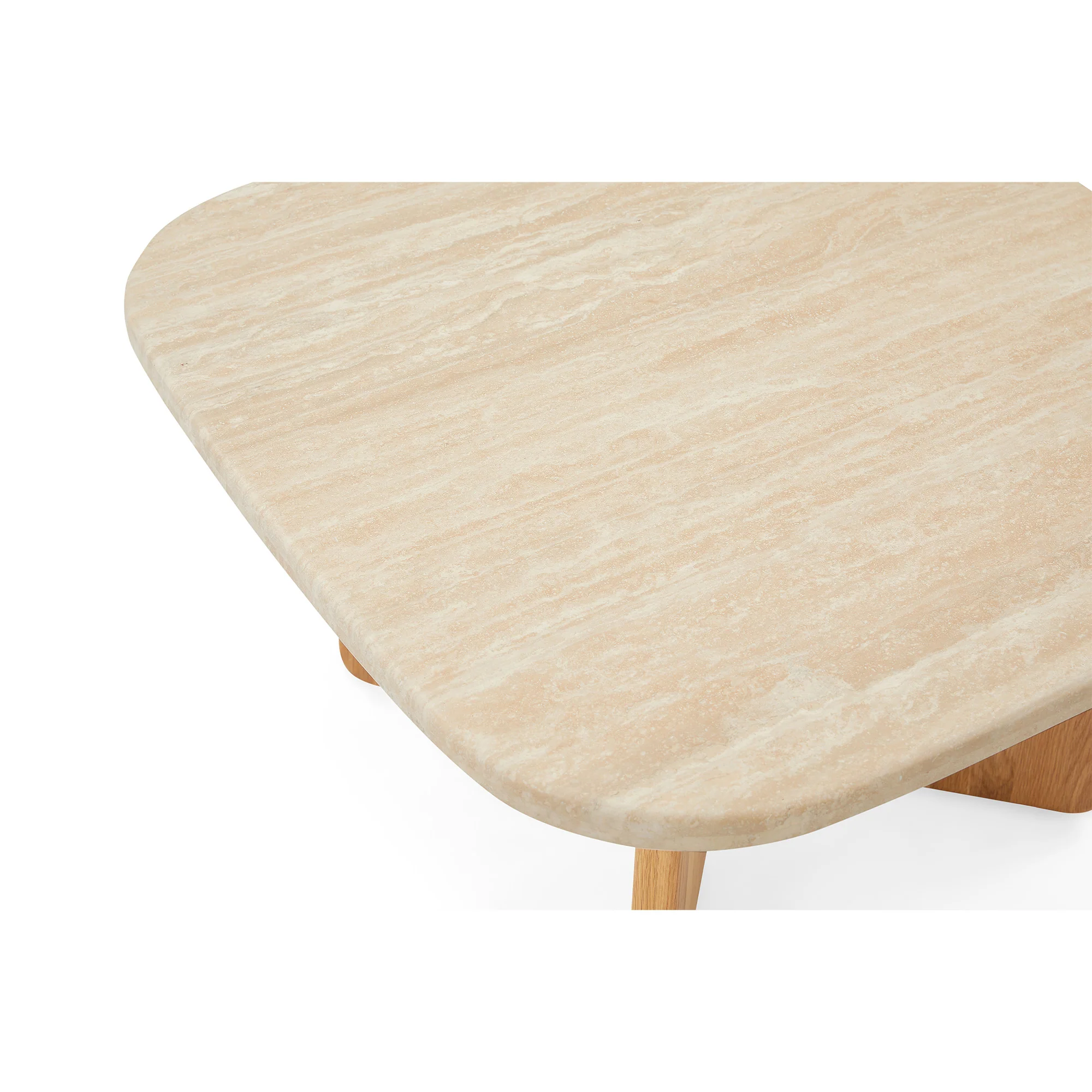 Orion sofabord, Marmor/Egetræ | 90x90 - Image 12