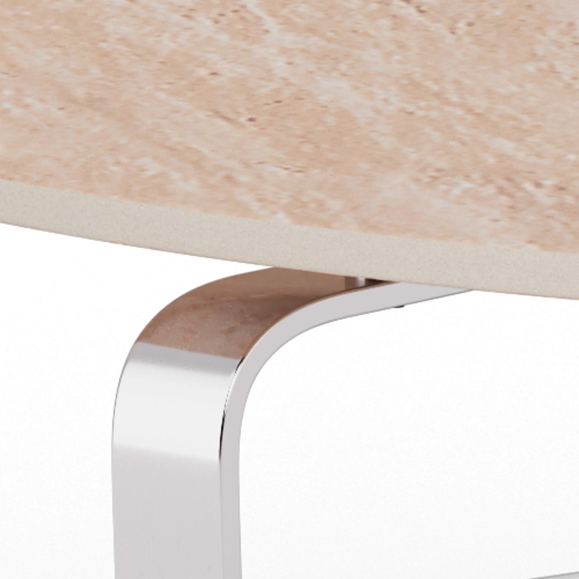 Strata sofabord, keramik travertin | Glas | Ø80 - Image 5