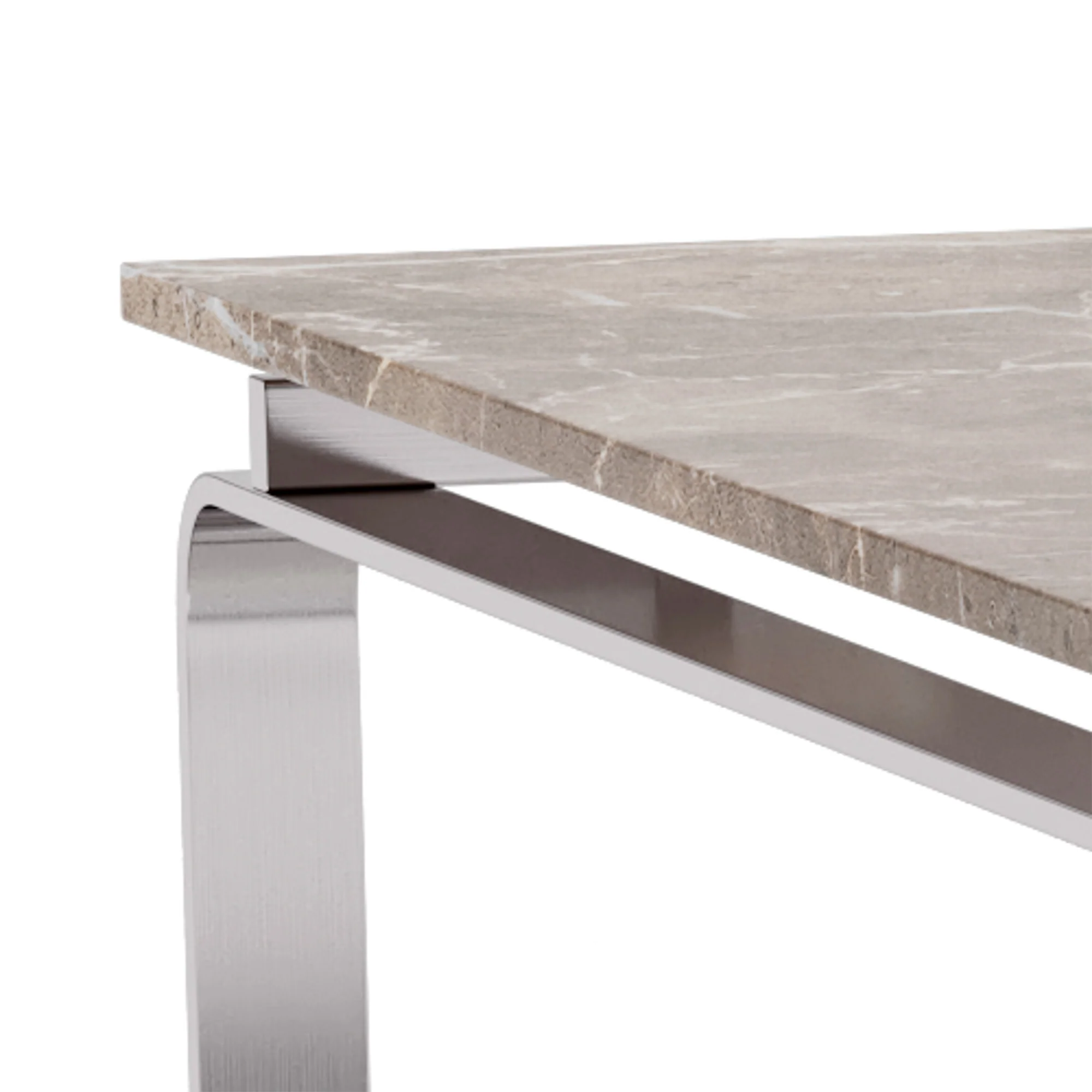 Strata sofabord, marmor emperador | Glas | 80x80 - Image 8