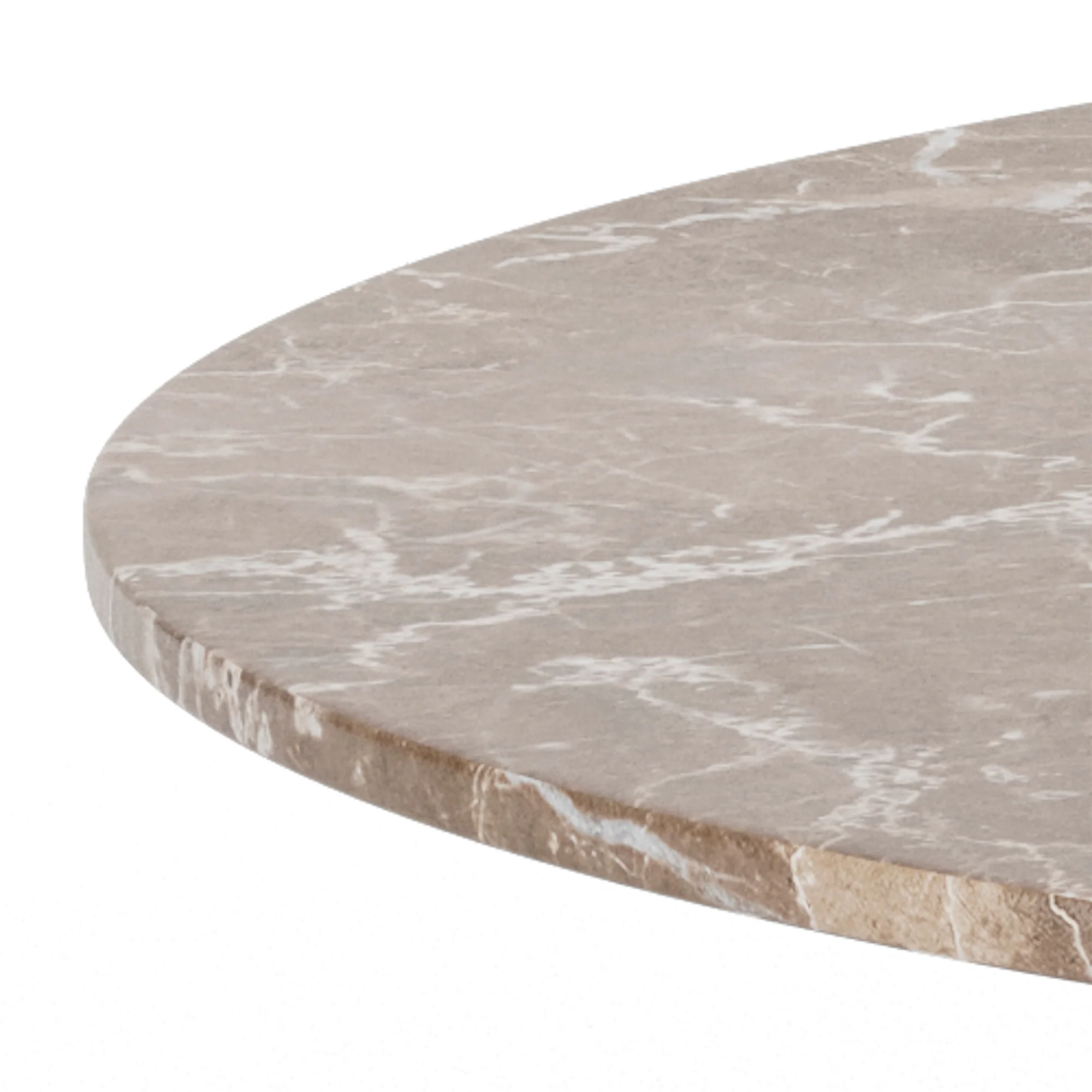 Strata sofabord, marmor emperador | Glas | Ø80 - Image 7