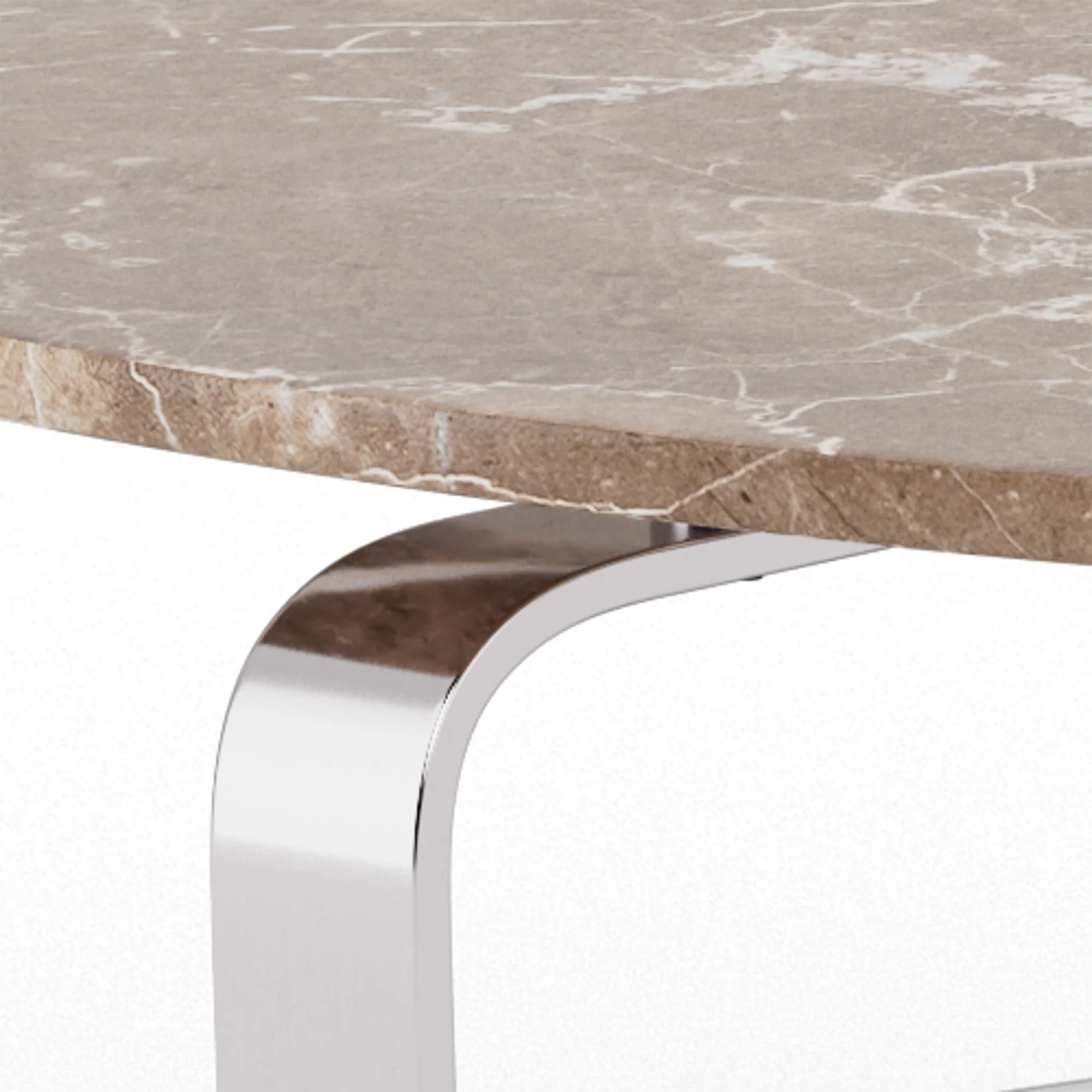 Strata sofabord, marmor emperador | Glas | Ø80 - Image 8