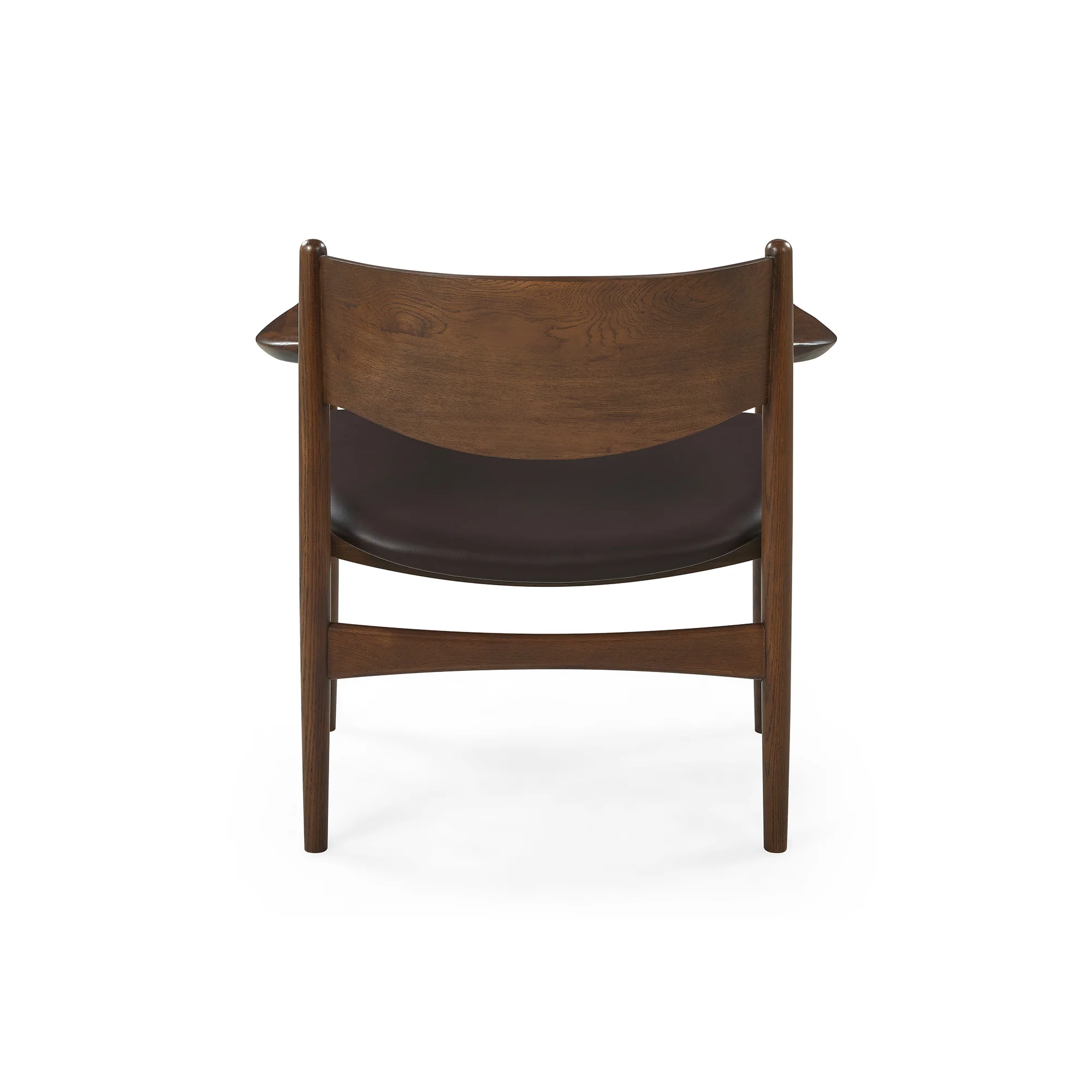Struct loungestol, Mocca læder - Image 5