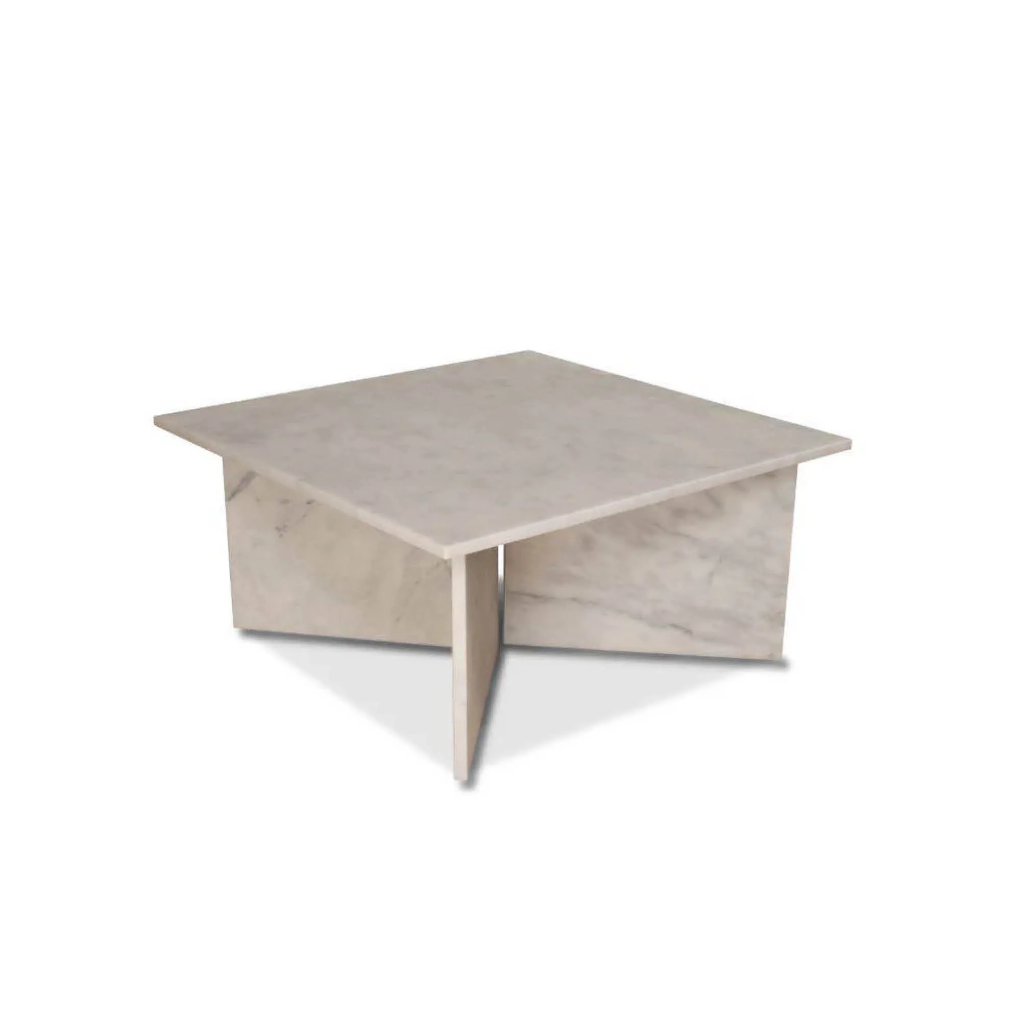 Vega sofabord, hvid marmor | 90x90 - Image 3