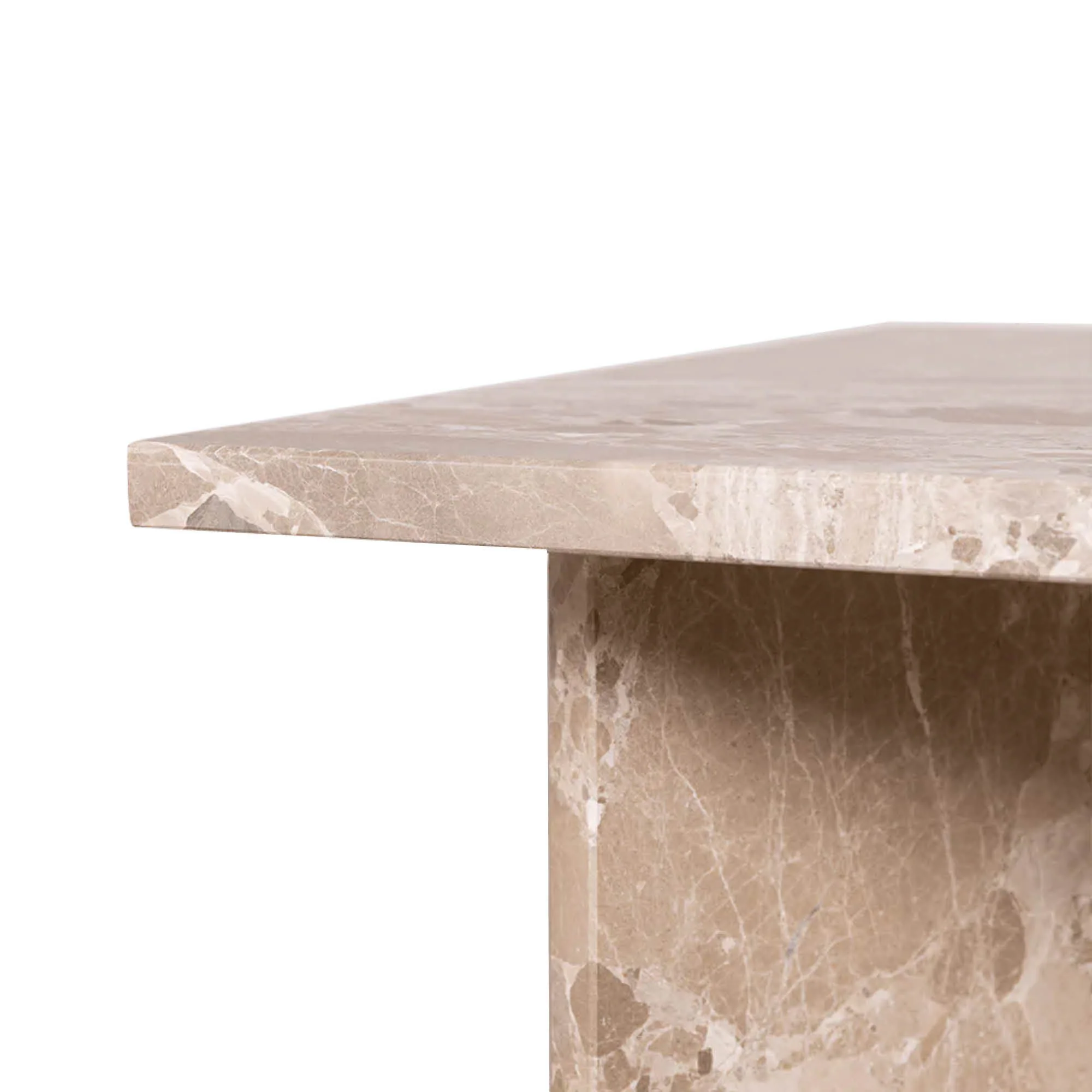 Vega sofabord, latte marmor | 140x70 - Image 3
