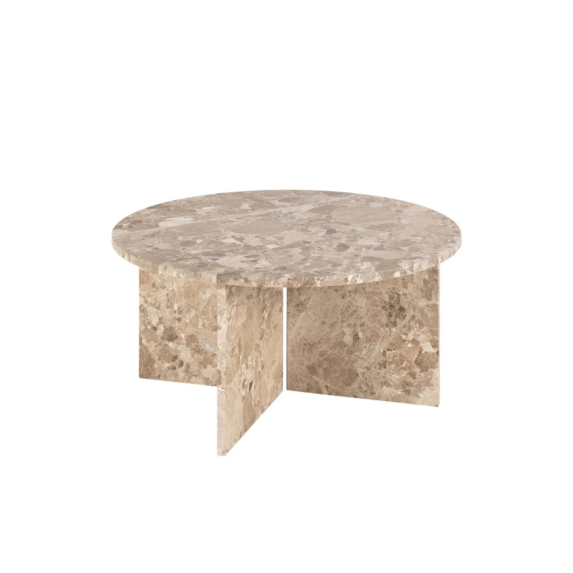 Vega sofabord, latte marmor | Ø90 - Image 4