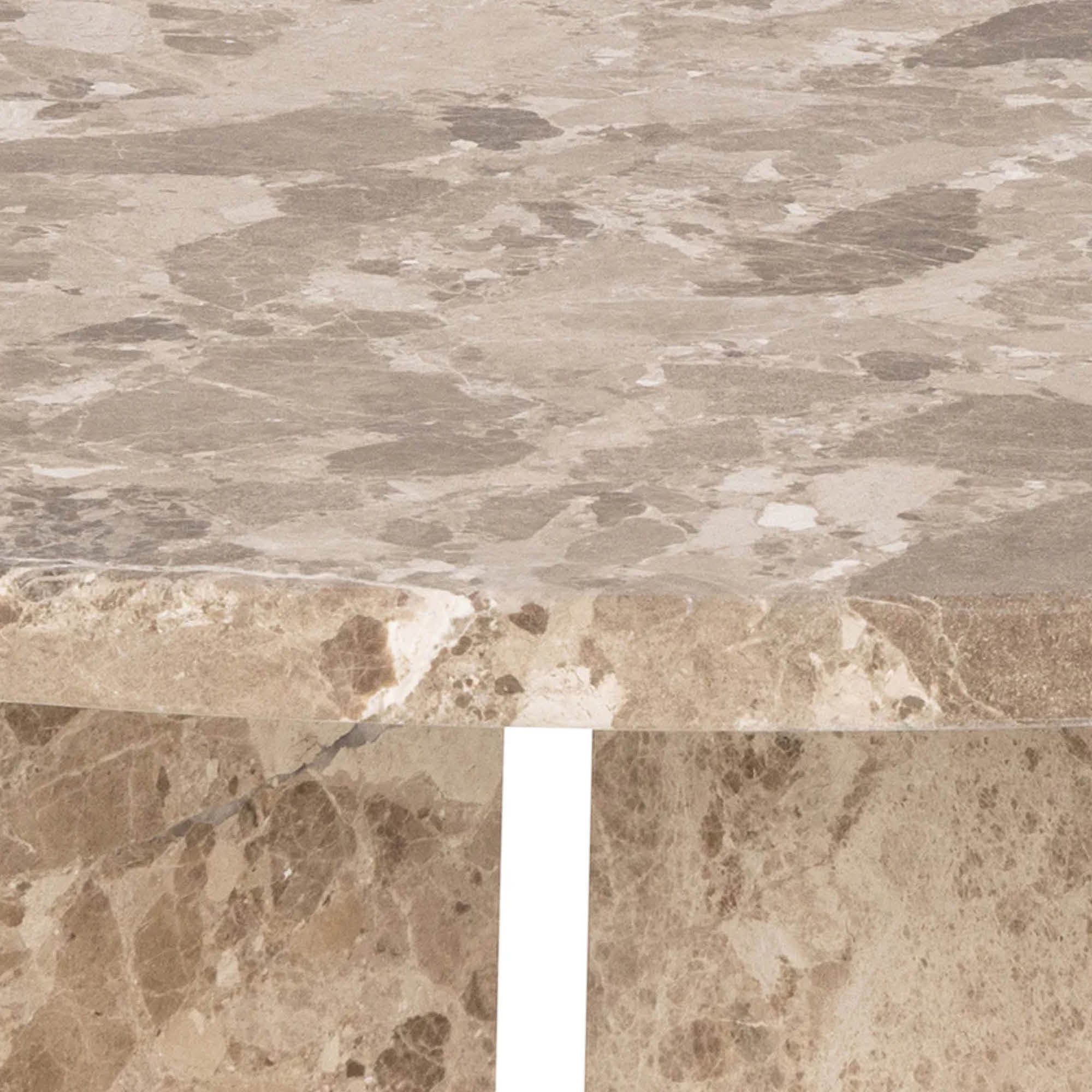 Vega sofabord, latte marmor | Ø90 - Image 6