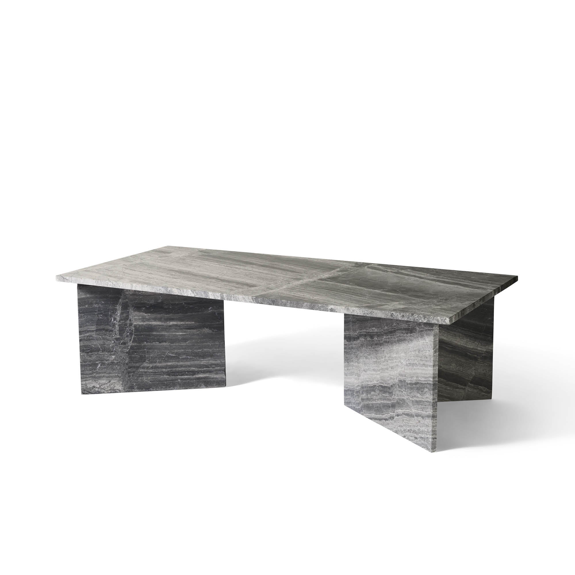 Vega sofabord, river grey marmor | 140x70 - Image 7