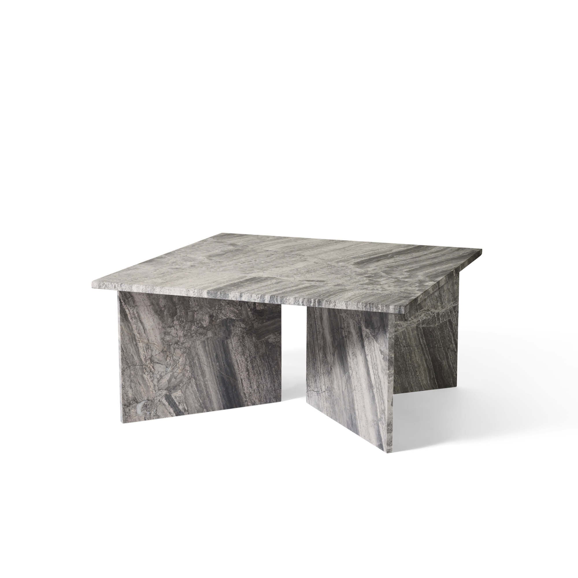 Vega sofabord, river grey marmor | 90x90 - Image 3
