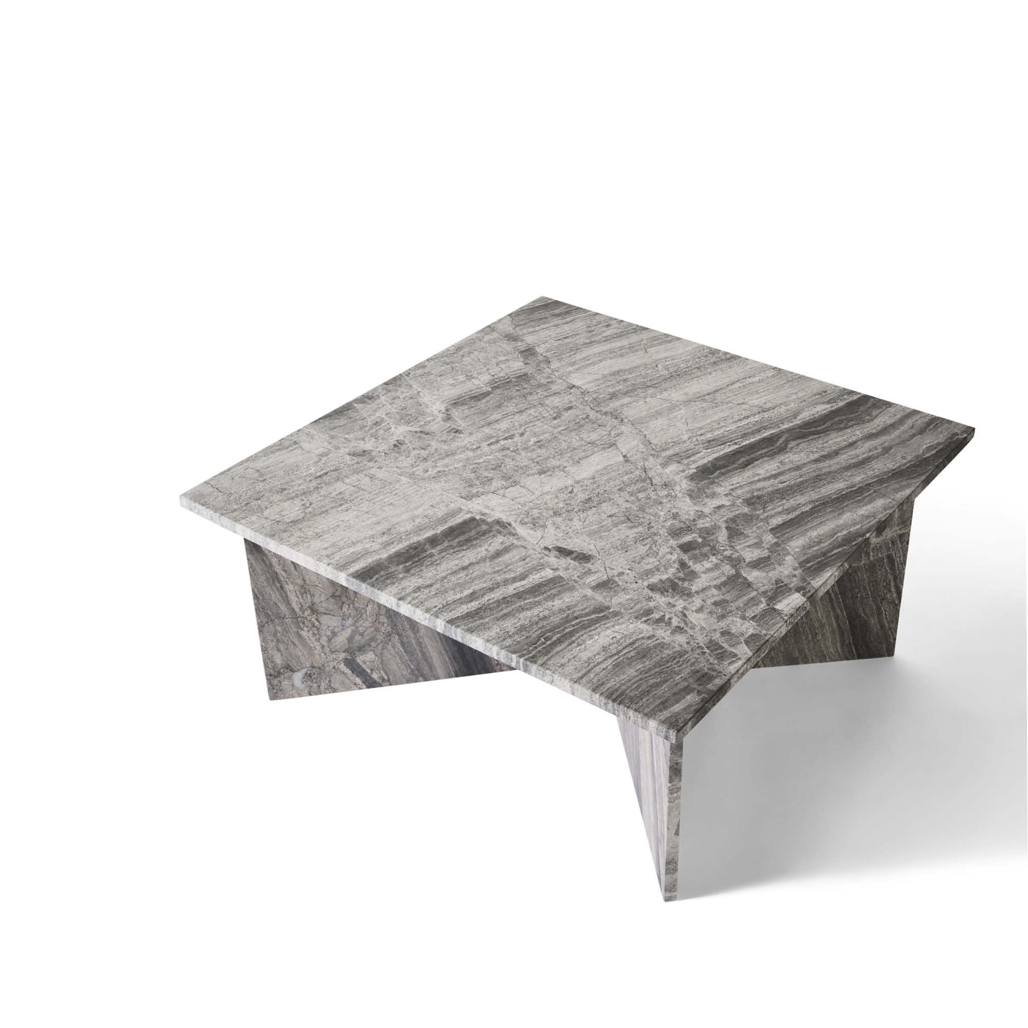 Vega sofabord, river grey marmor | 90x90 - Image 5