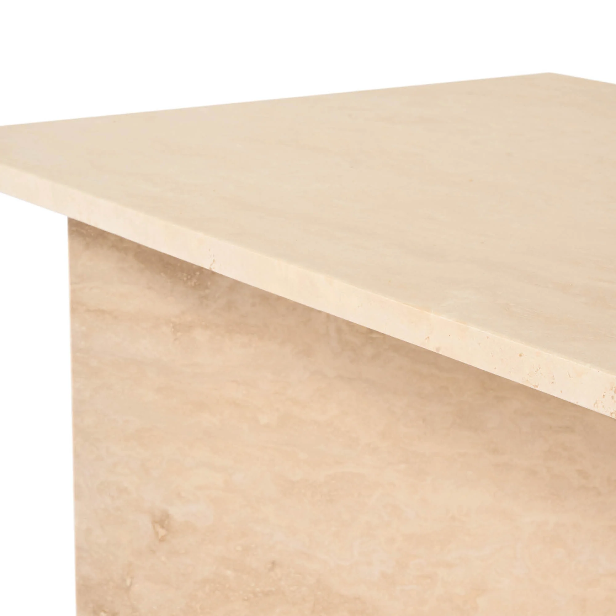 Vega sofabord, travertin marmor | 140x70 - Image 3