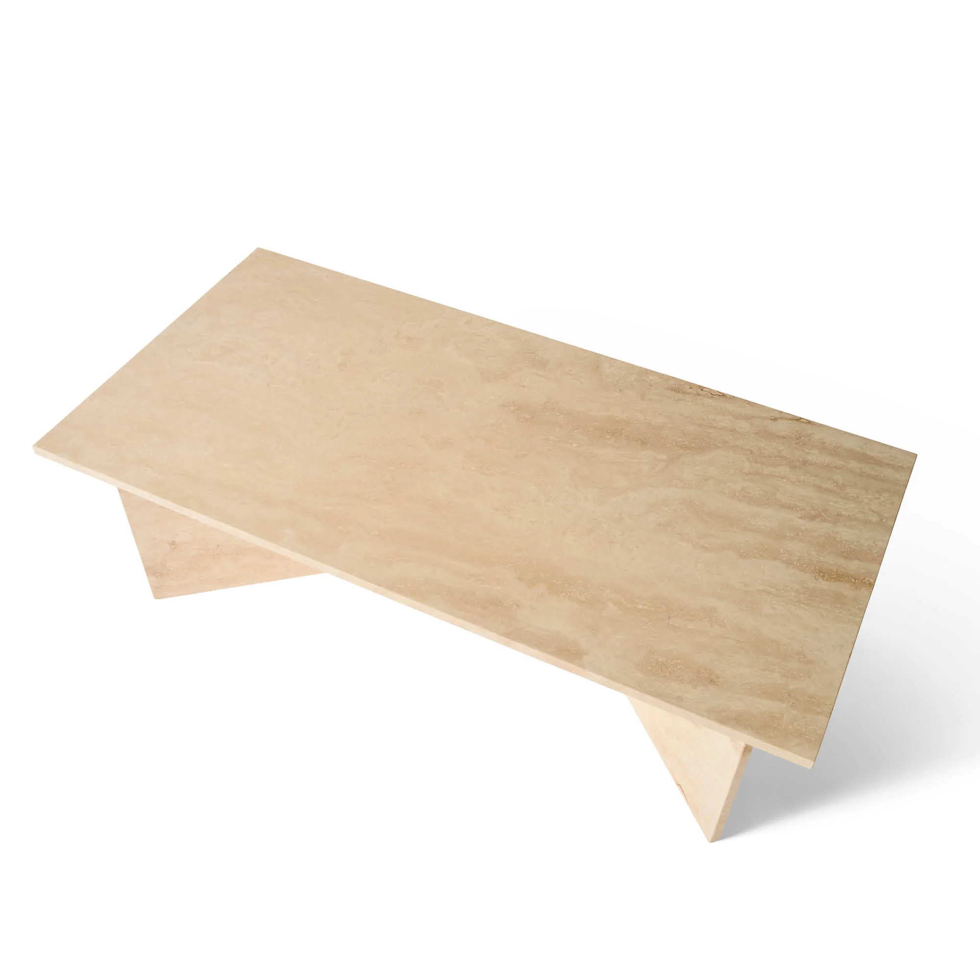 Vega sofabord, travertin marmor | 140x70 - Image 4