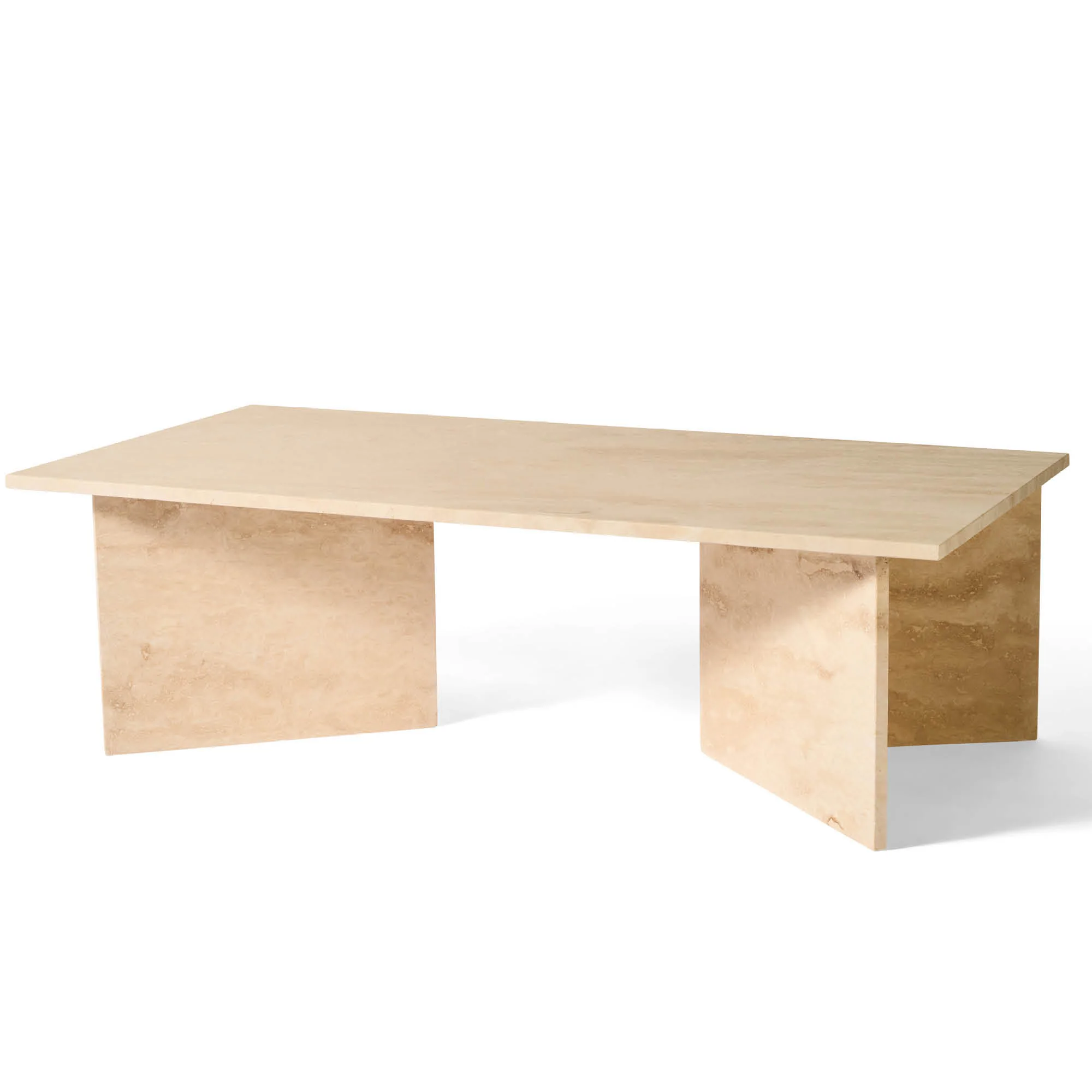 Vega sofabord, travertin marmor | 140x70 - Image 6