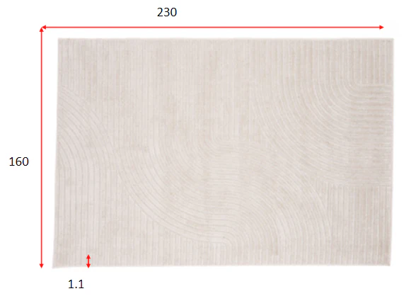Vince tæppe, 230x160 - Image 5